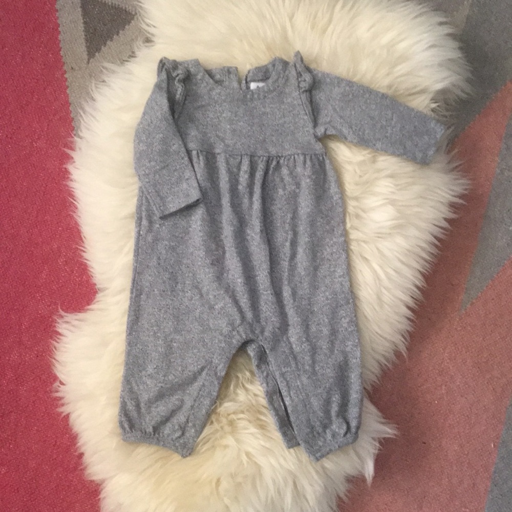 Chic 3-6 month old baby girl cool weather romper